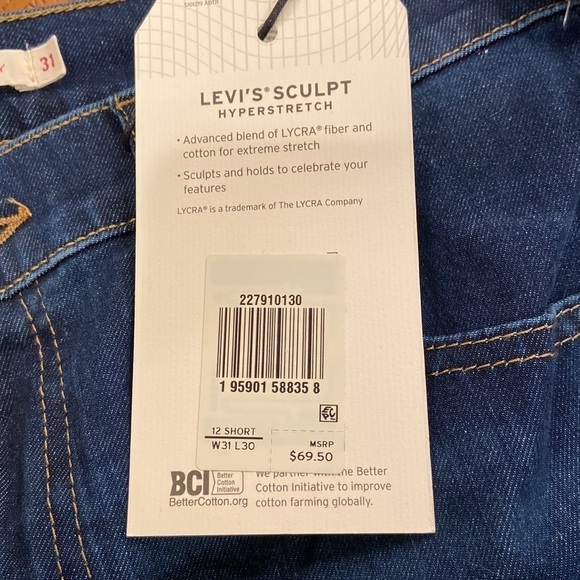 Levi’s MILE HIGH SUPER SKINNY WOMEN'S
JEANS nwt - Picture 9 of 10